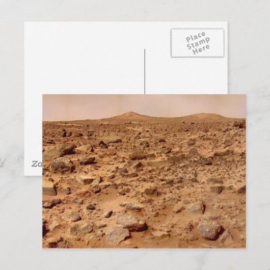 火星の風景 ポストカード (正面/裏面)