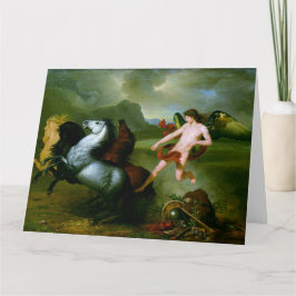 火星の馬の美術葉書 カード