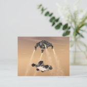 火星の2020年の粗紡機 ポストカード (スタンド正面)