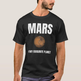 火星は私のお気に入りの惑星だ Tシャツ