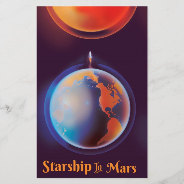 火星へのスターシップ (正面)
