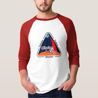 火星へのミッション – 3/4 Raglan Tシャツ