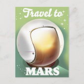 火星への旅 ポストカード (正面)