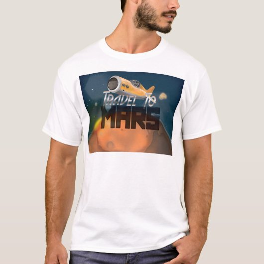 火星への旅 Tシャツ (正面)