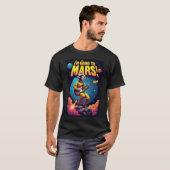 火星へ行くグラフィックデザイン卒業ギフト Tシャツ (正面フル)