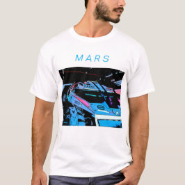 火星を運転 Tシャツ
