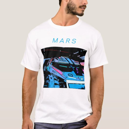 火星を運転 Tシャツ (正面)