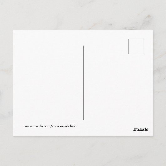 火星エイリアンかわいい漫画 ポストカード (裏面)