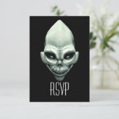 火星エイリアン地球外宇宙スカル 出欠カード (スタンド正面)