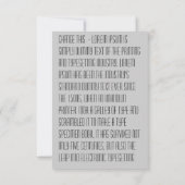 火星エイリアン地球外宇宙スカル 出欠カード (裏面)