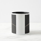 火星オデッセイ宇宙船で火星の日の出 マグカップ (中央)