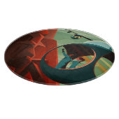 火星オリンパスモンズ最高火山太陽の系 カッティングボード (角)