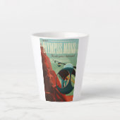 火星オリンパスモンズ最高火山太陽の系 カフェラテマグ (正面)