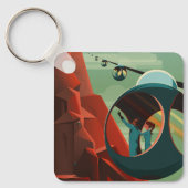 火星オリンパスモンズ最高火山太陽の系 キーホルダー (正面)