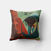 火星オリンパスモンズ最高火山太陽の系 クッション (裏面)