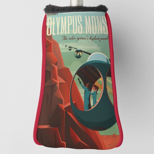 火星オリンパスモンズ最高火山太陽の系 ゴルフヘッドカバー (回転90)