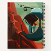 火星オリンパスモンズ最高火山太陽の系 ノートブック (裏面)