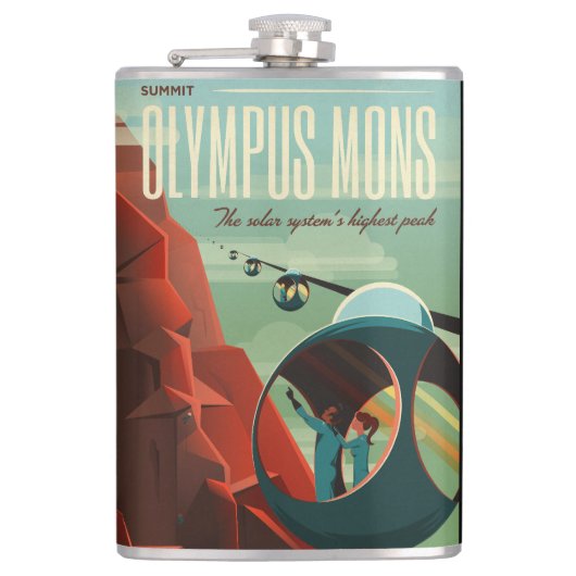 火星オリンパスモンズ最高火山太陽の系 フラスク (正面)