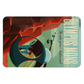 火星オリンパスモンズ最高火山太陽の系 マグネット (横)