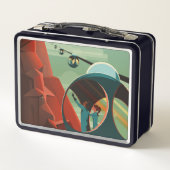 火星オリンパスモンズ最高火山太陽の系 メタルランチボックス (裏面)