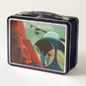 火星オリンパスモンズ最高火山太陽の系 メタルランチボックス (正面)