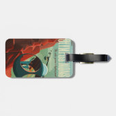 火星オリンパスモンズ最高火山太陽の系 ラゲッジタグ (裏面横)