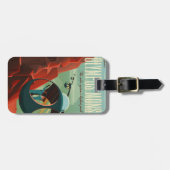 火星オリンパスモンズ最高火山太陽の系 ラゲッジタグ (正面横)