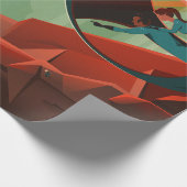 火星オリンパスモンズ最高火山太陽の系 ラッピングペーパー (角)