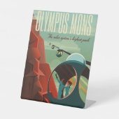 火星オリンパスモンズ最高火山太陽の系 台座サイン (正面)