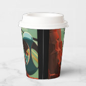 火星オリンパスモンズ最高火山太陽の系 紙コップ (右)