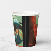 火星オリンパスモンズ最高火山太陽の系 紙コップ (右)