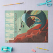 火星オリンパスモンズ最高火山太陽の系 薄葉紙 (クラフト)