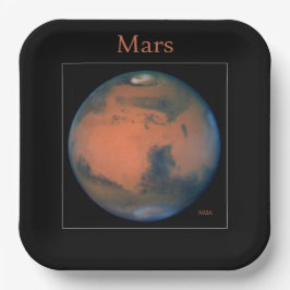 火星グローブハッブルとNASA ペーパープレート