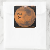 火星グローブby NASA スクエアシール (バッグ)