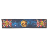 火星コロニーシ専攻のラティスフィールドフォーステーブルランナー ショートテーブルランナー (横)