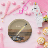 火星サンプルリターンミッション紙プレート ペーパープレート (パーティー)