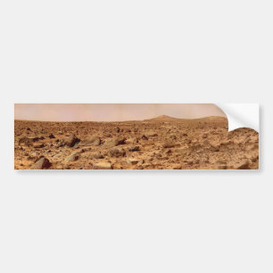 火星サーフェス、火星風景 バンパーステッカー