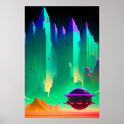 火星シティSci-Fiファンタジーにエスケープ ポスター (正面)