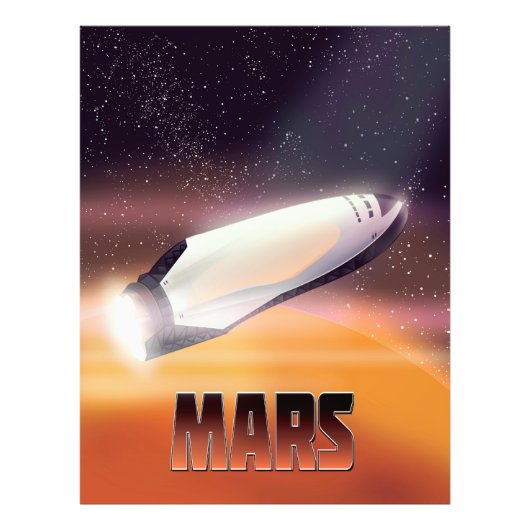 火星スペースポスター フォトプリント            (正面)