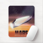 火星スペースポスター マウスパッド (マウス)