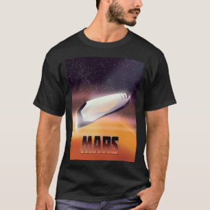 火星スペースポスター Tシャツ