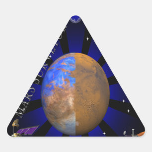 火星ズサーベイヤー'98 三角形シール