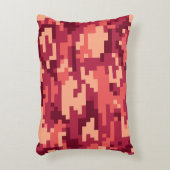 火星デザートデジタル迷彩柄/カモフラージュ アクセントクッション (正面(垂直))