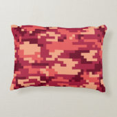 火星デザートデジタル迷彩柄/カモフラージュ アクセントクッション (裏面)