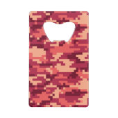 火星デザートデジタル迷彩柄/カモフラージュ クレジットカード栓抜き (正面)