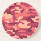 火星デザートデジタル迷彩柄/カモフラージュ コースター (正面)