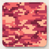 火星デザートデジタル迷彩柄/カモフラージュ コースター (正面)