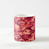 火星デザートデジタル迷彩柄/カモフラージュ コーヒーマグカップ (中央)