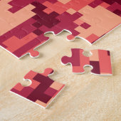 火星デザートデジタル迷彩柄/カモフラージュ ジグソーパズル (側面)