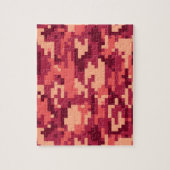 火星デザートデジタル迷彩柄/カモフラージュ ジグソーパズル (縦)